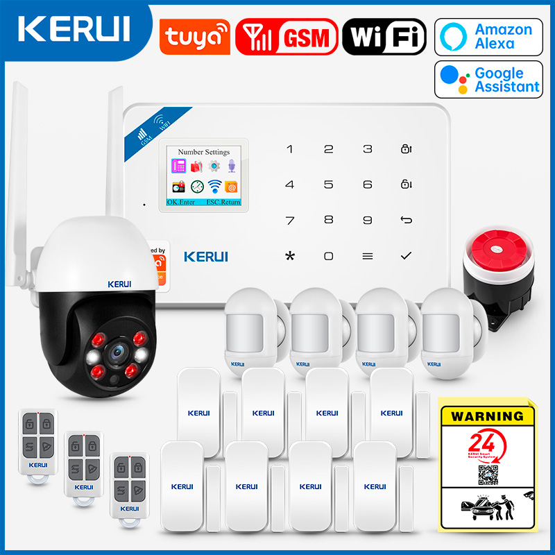 Home Security Front Door Camera - Kerui w181 tuya inteligente wifi gsm