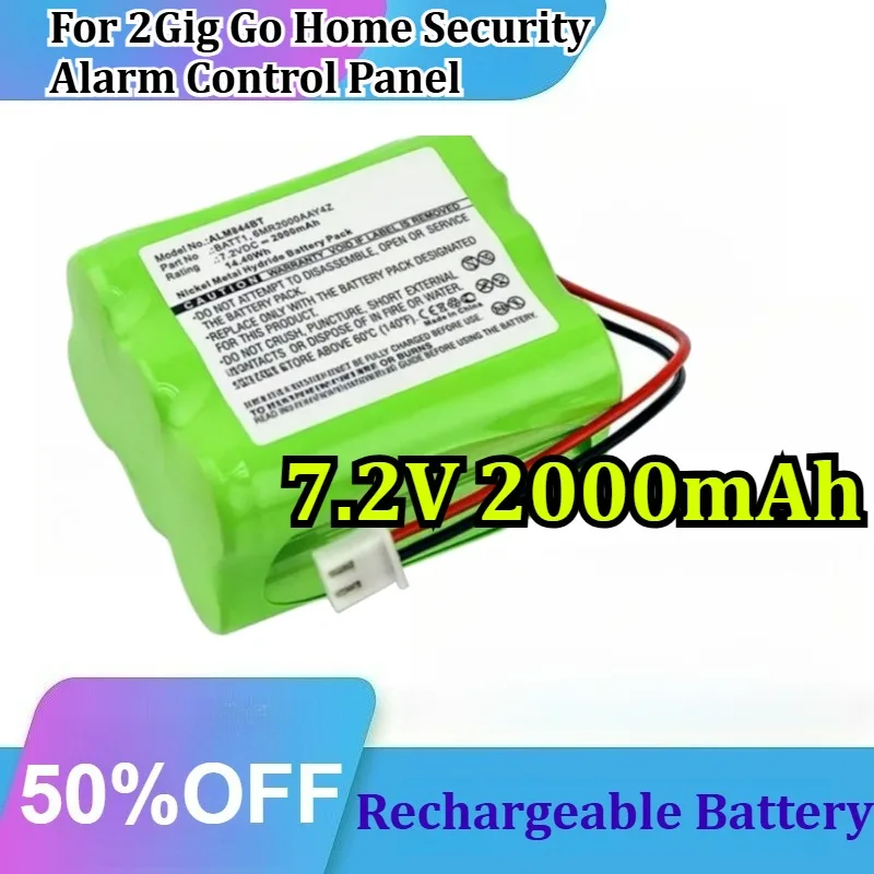 Home Security Battery Replacement - Bateria Recarregável de Substituição para Painel