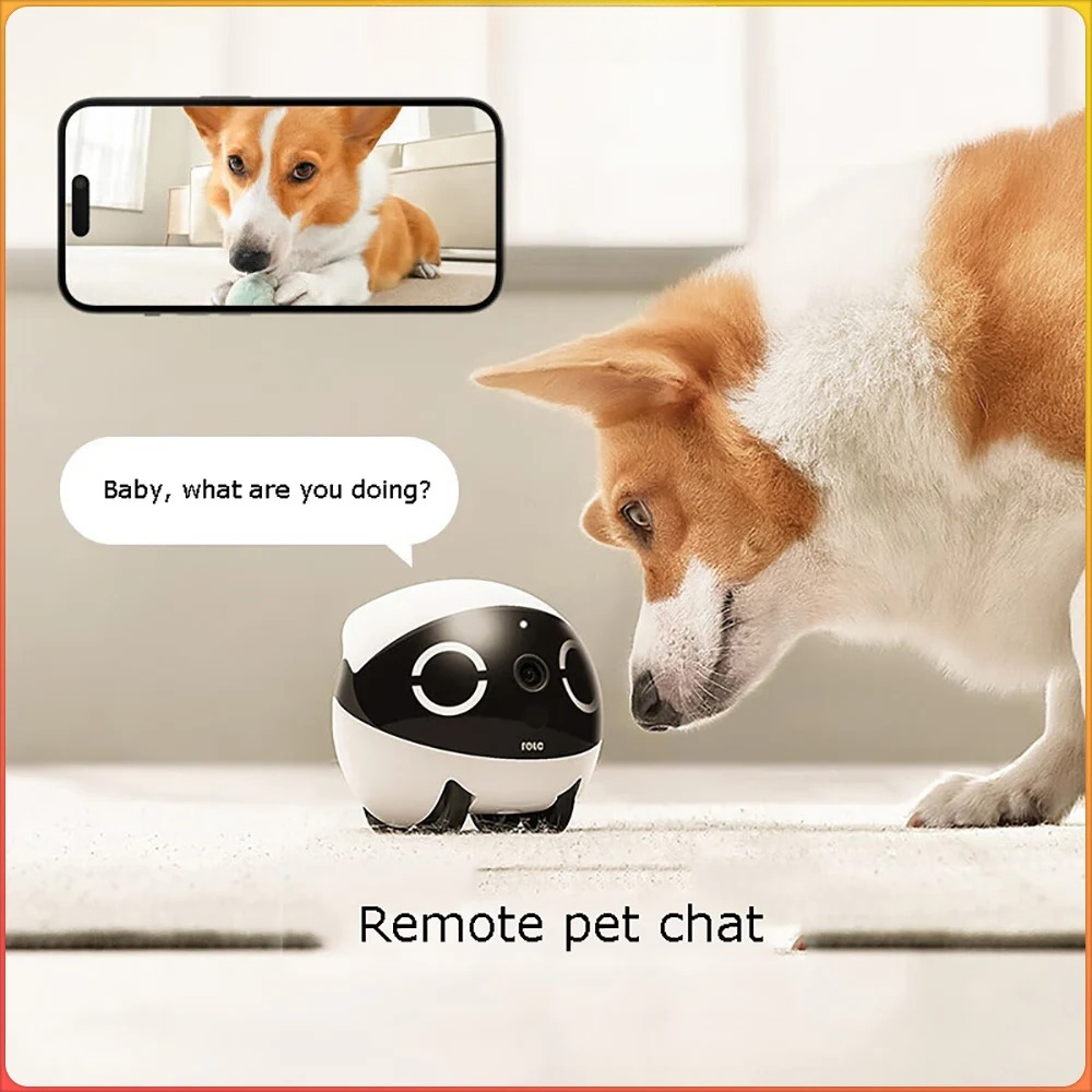 Home Security Robot - Robô Companheiro Mini para Segurança Doméstica