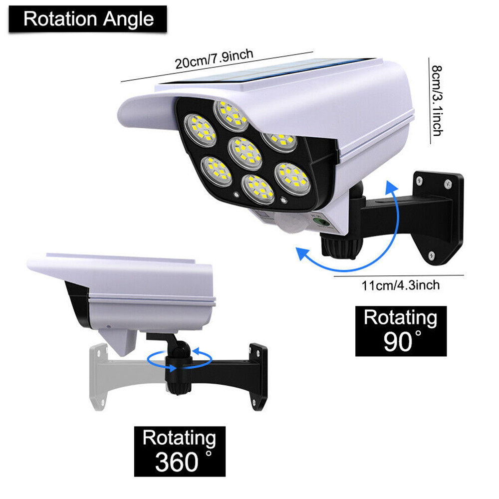Luz solar ao ar livre sensor d - Home Security Flood Lights avaliação e preço