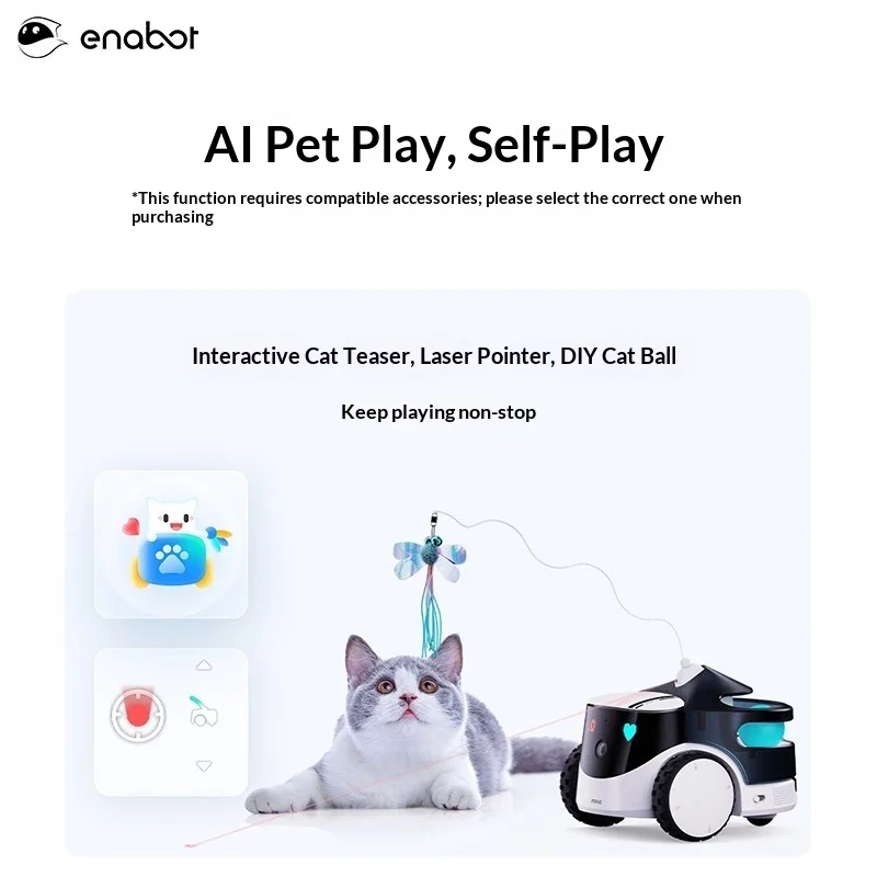 Enabot rola petpal robô inteli - Home Security Robot avaliação e preço